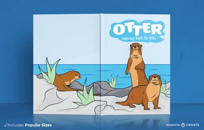 Otter book cover design