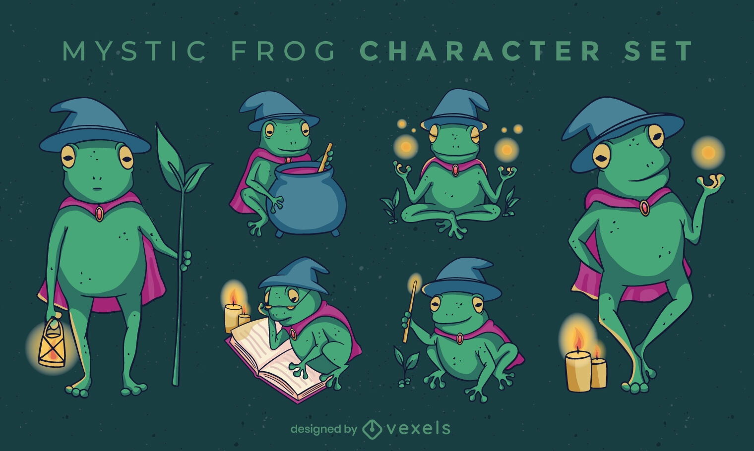 Mystic frog character set