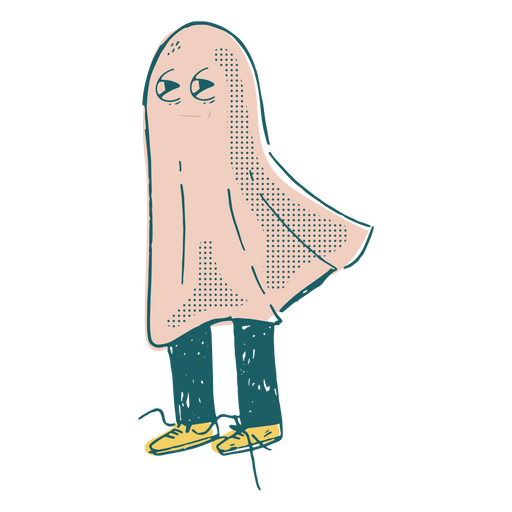 Personaje fantasma contra el Día de San Valentín Diseño PNG