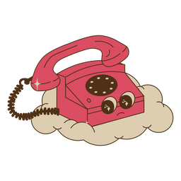 Anti Valentine's Day funny phone character PNG Design Transparent PNG
