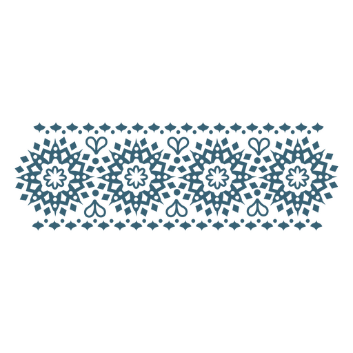 Mandala-Wächter mit Herzen PNG-Design