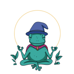 Personagem de chapéu de sapo místico Desenho PNG