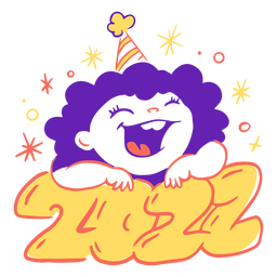 2022 New Year happy badge PNG Design Transparent PNG