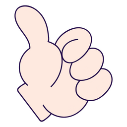 Daumen hoch Emoji PNG-Design