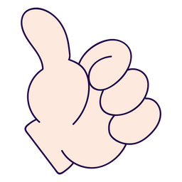 Thumb up emoji PNG Design