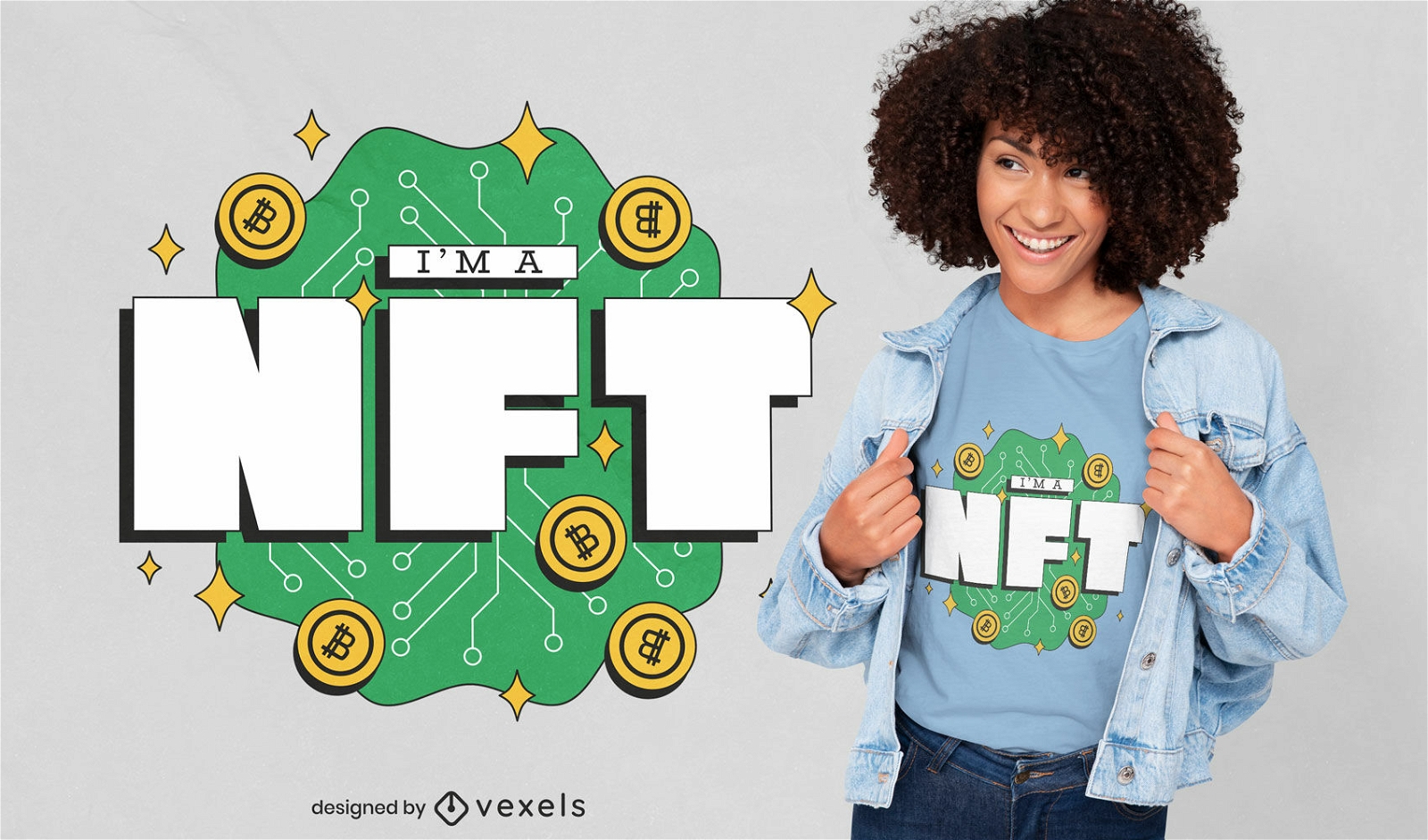 NFT-Zitat-T-Shirt-Design