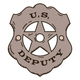 U.S Deputy badge PNG Design Transparent PNG