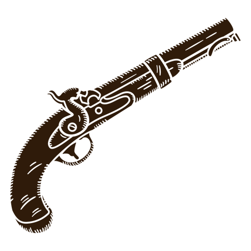 Pistola del salvaje oeste del sheriff Diseño PNG