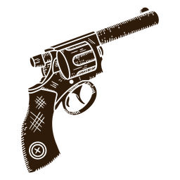 Arma do xerife do oeste selvagem Desenho PNG Transparent PNG
