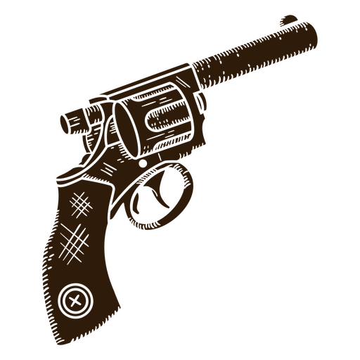 Wild west sheriff's gun  PNG Design