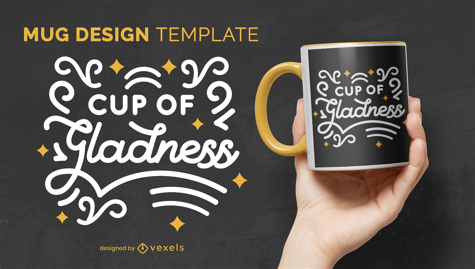 Cup of gladness mug design