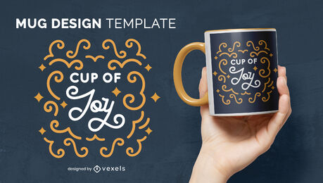 Taza de diseño de taza de alegría