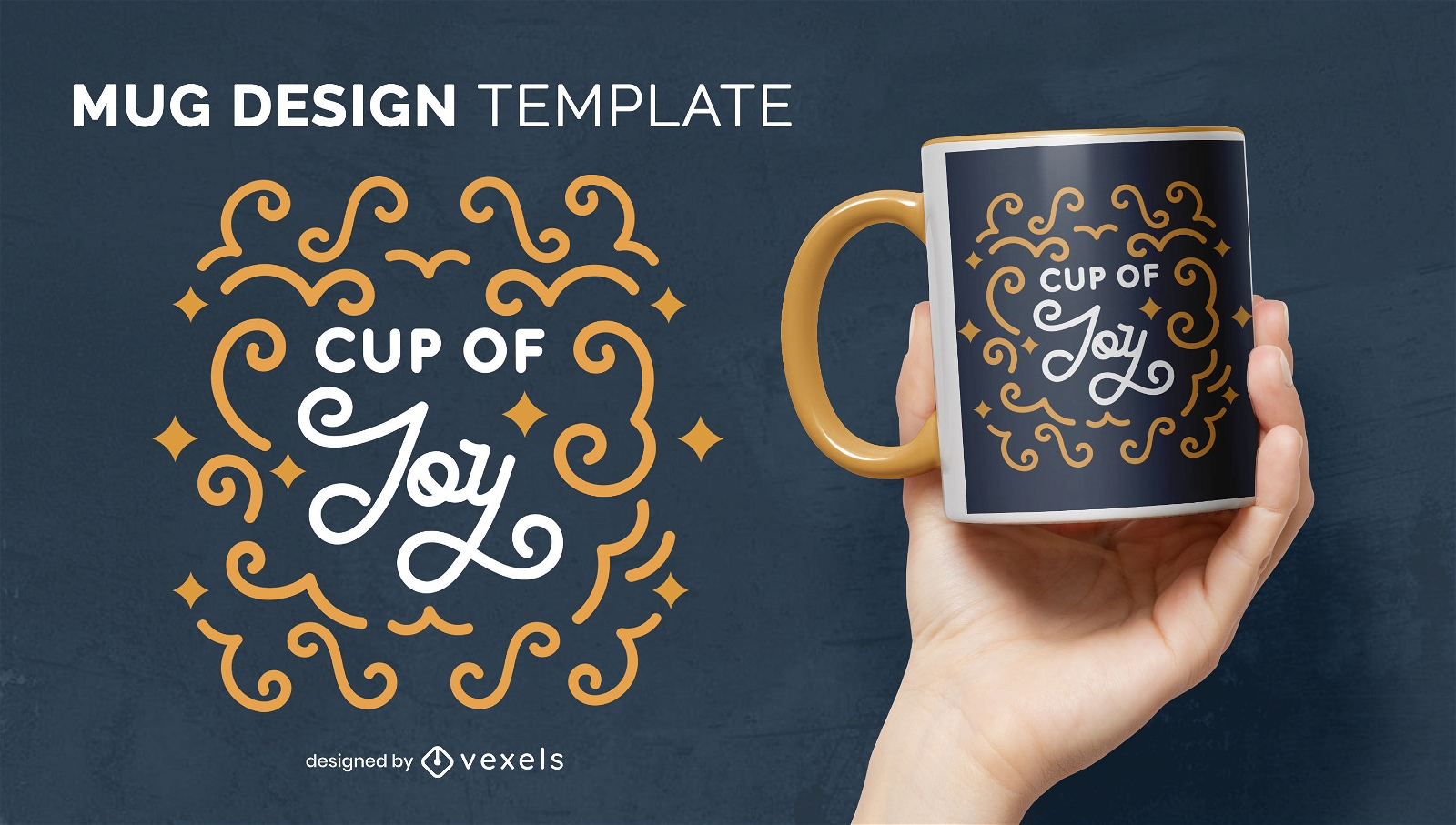 Design de caneca Cup of Joy