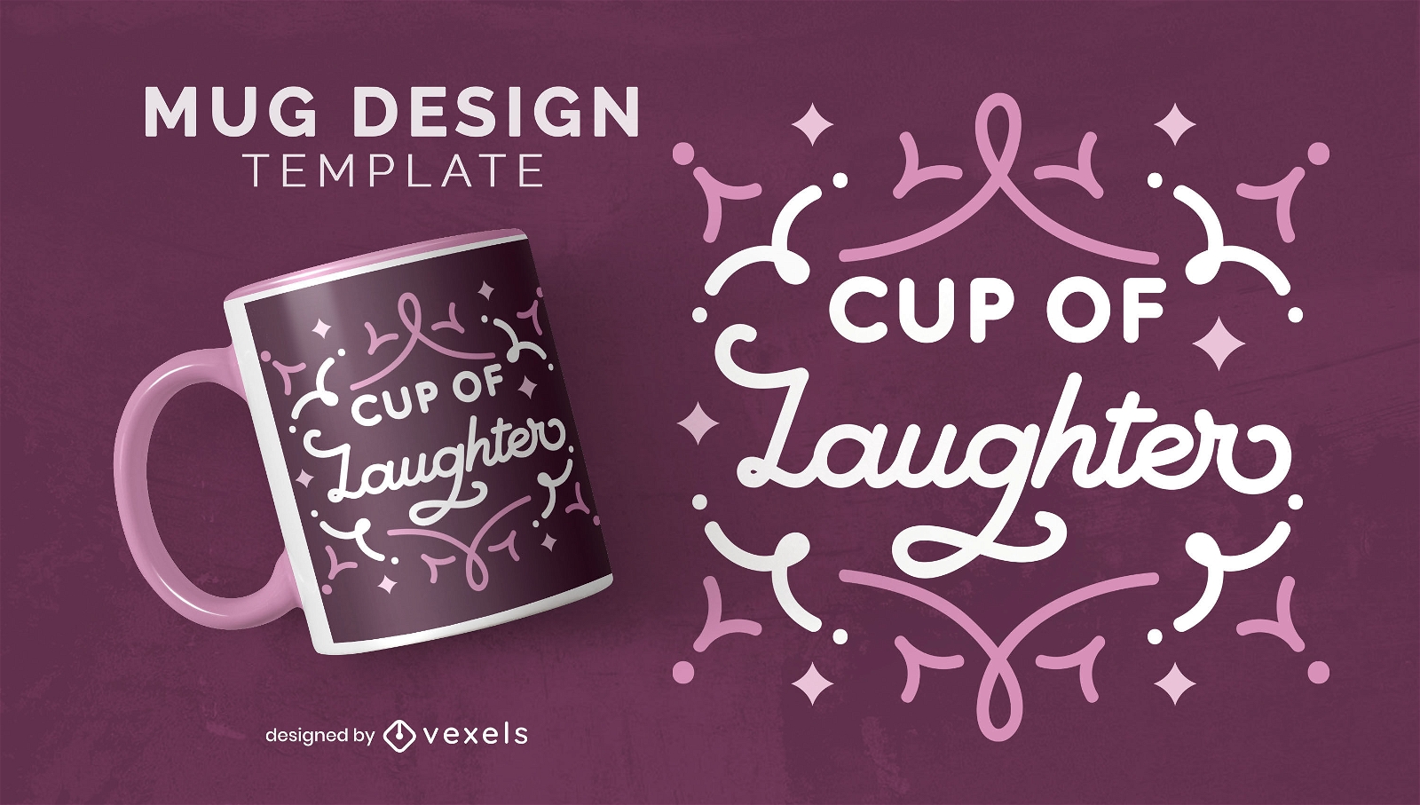Cup of laughter mug design