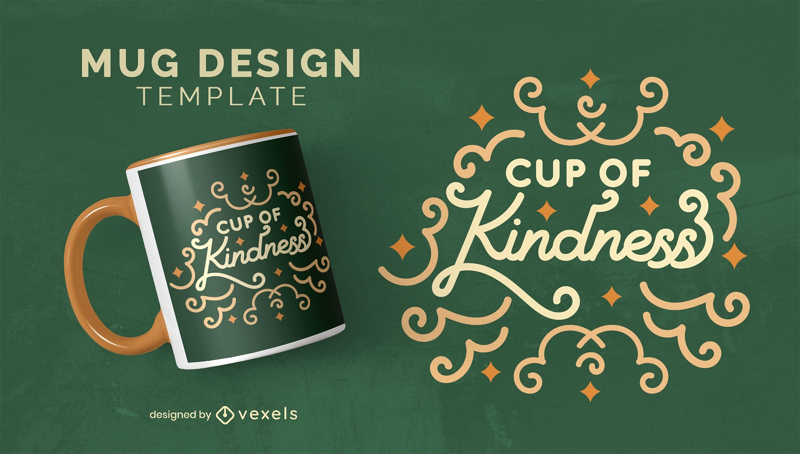 Cup of kindness mug design
