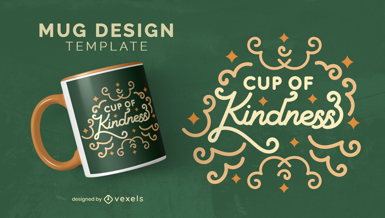 Design de caneca de xícara de gentileza