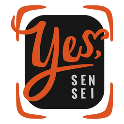 Yes Sensei Karate badge  PNG Design Transparent PNG