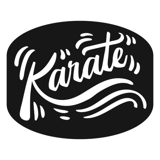 Distintivo de karatê Desenho PNG