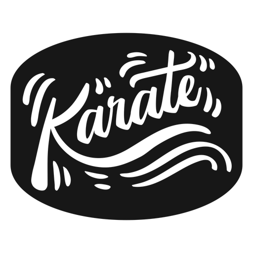 Karate badge PNG Design