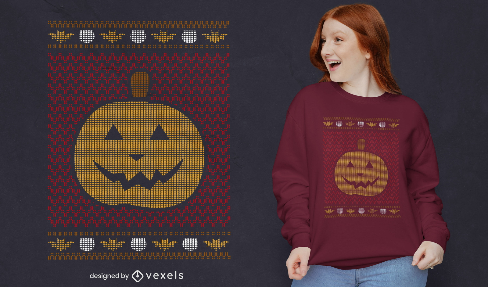 Design de camiseta do Halloween Jack O &#39;Lantern