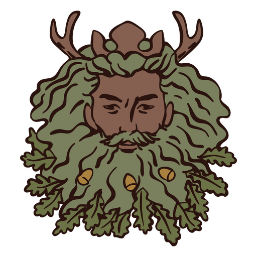 Imagem do Solstício de Inverno do Rei Oak Desenho PNG