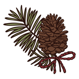 Pinecone with Twigs
