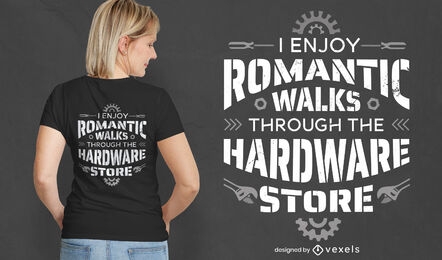 Handyman Hardware lustiges T-Shirt Design