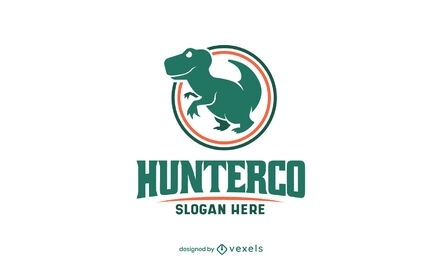 diseño de logotipo tiranosaurio rex