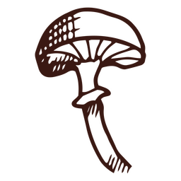 Einzelner Pilzschlag der Naturelemente PNG-Design