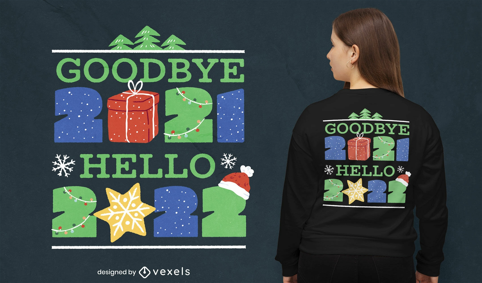 Christmas holiday 2022 t-shirt design