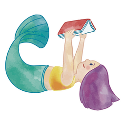 personagem do livro sereia Desenho PNG
