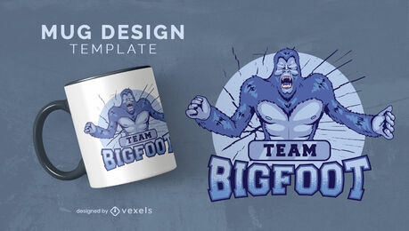 Team Bigfoot mug design