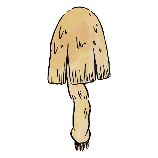 Nature watercolor fungi PNG Design