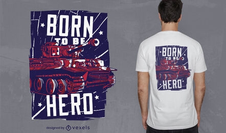 Nasceu para ser o herói do design de camisetas