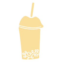 Comida cortada café gelado Desenho PNG