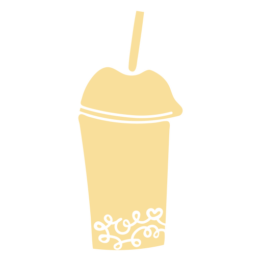 Food cut out iced coffee PNG Design