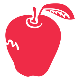 Red apple fruit food  PNG Design