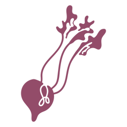 Veilchen-Rote-Bete-Essen PNG-Design