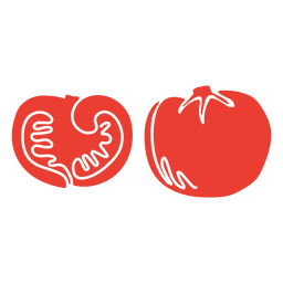 Rote Tomatenfrucht PNG-Design