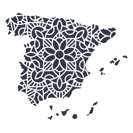 Mandala Spain Map