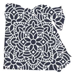 Mandala Egipto Mapa Diseño PNG