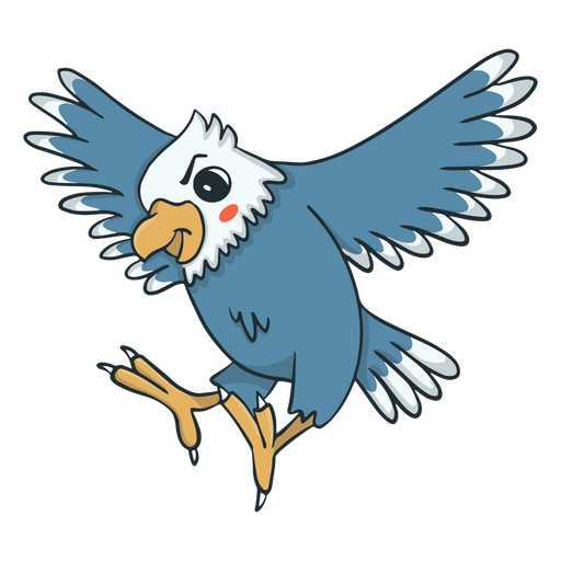 Adler süß fliegen PNG-Design