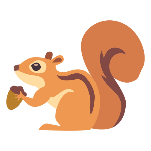 Chipmunk nut animals PNG Design