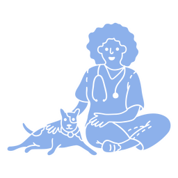 Veterinario salud animal personas Diseño PNG