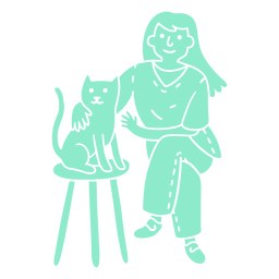 Pessoas veterinárias de gatos Desenho PNG