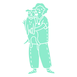 Hundetierarzt Haustiere Menschen PNG-Design