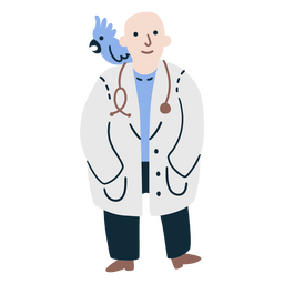 loro, veterinario, doctor, gente Diseño PNG