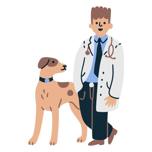 Pessoas de médico veterinário Desenho PNG