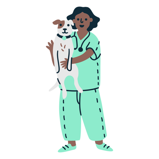 Veterinarian dog animals health people PNG Design