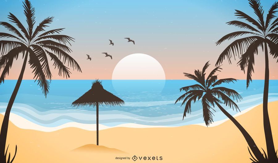 Tropical Beach Landscape Tropical Beach Landscape
